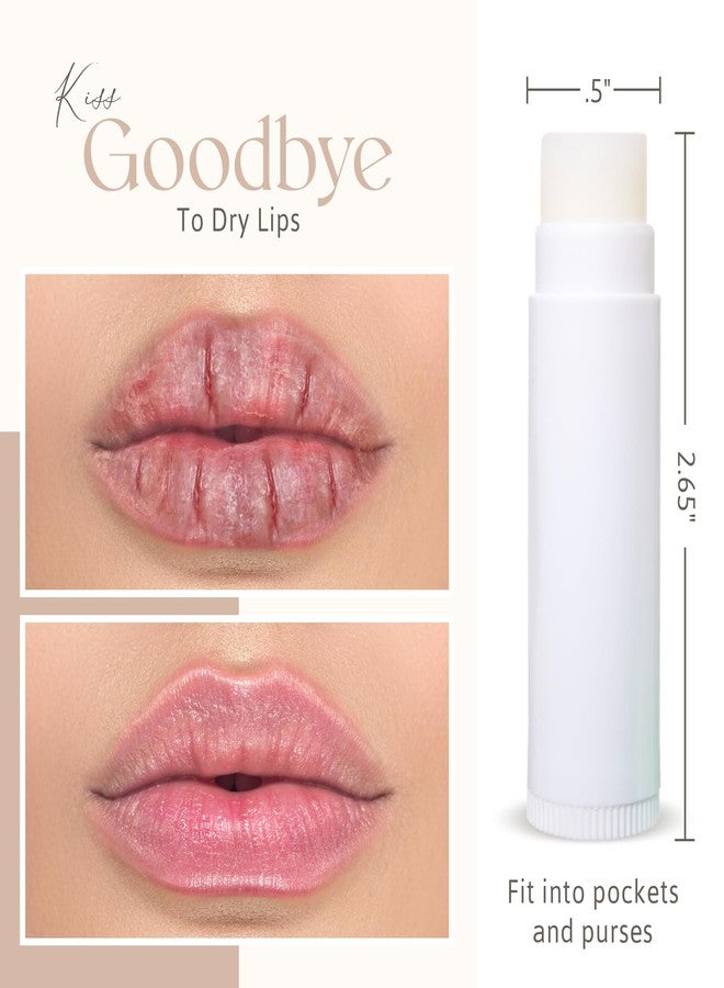 Bella Donna Lip Balm Bulk Unlabeled - Made in USA 150 Pack Peppermint Bulk Chapstick - Natural Ingredients Vitamin E Shea Butter - Custom Chapstick Bulk For Party & Wedding Favors - Image 5