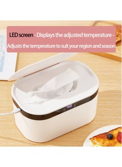 Meiyilan Wet Wipes Warmer Wet Wipe Machine with Night Light Large Capacity Wipes Heater Diaper Wipe Warmer for Home Baby Nursery Baby  - Image 3