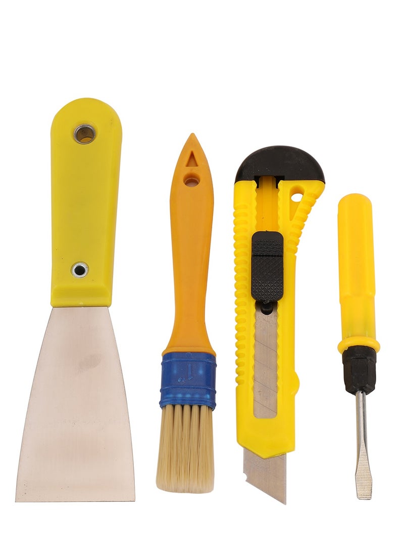 BMB tools Set 4 Different tools Brush | Screwdriver | Scalpel | Putty knives | Small Screwdriver Set with 4 Different Size Flathead and Phillips Screwdrivers - Image 3