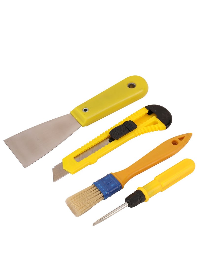 BMB tools Set 4 Different tools Brush | Screwdriver | Scalpel | Putty knives | Small Screwdriver Set with 4 Different Size Flathead and Phillips Screwdrivers - Image 2