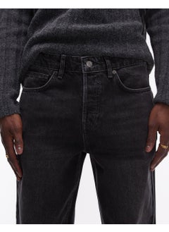 TOPMAN Taper Jeans In Washed Grey - Grey  - Image 4