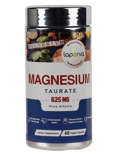 Laperva Magnesium Taurate, 60 Veggie Capsules, 625 mg