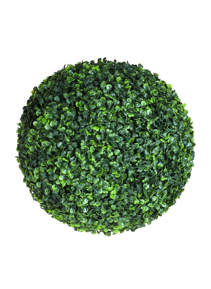 LINGWEI Artificial Grass Ball Green Topiary Ball Fake Round Grass Green 45x45x45cm  - Image 2