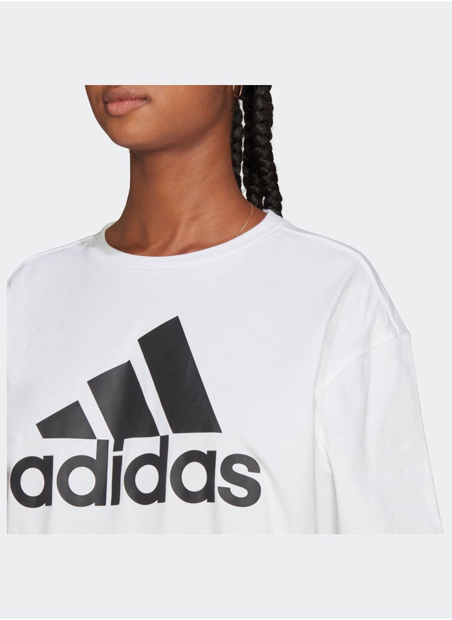 Adidas Essentials Big Logo Boyfriend T-Shirt  - Image 5