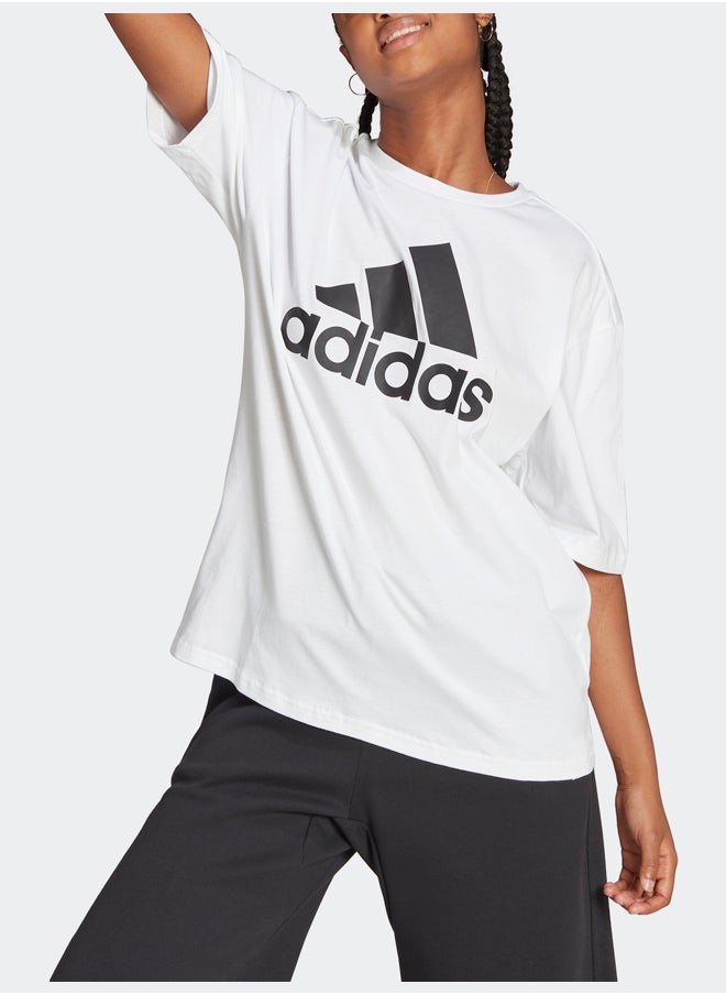 Adidas Essentials Big Logo Boyfriend T-Shirt  - Image 2