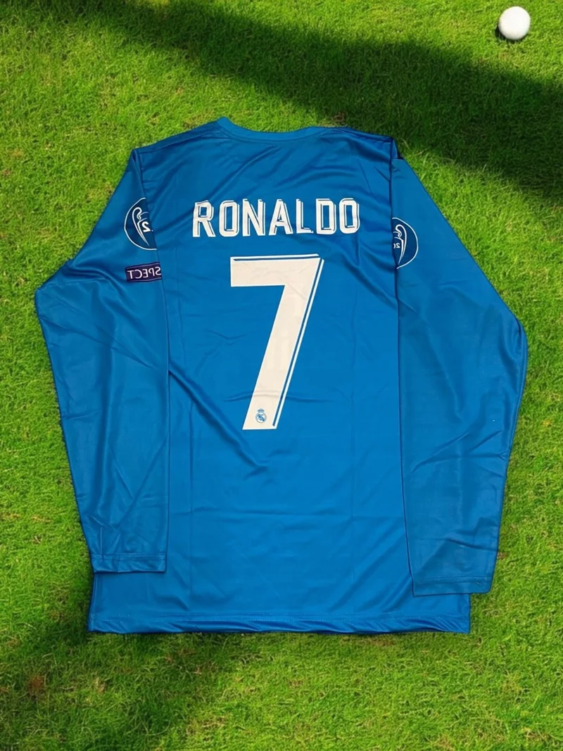 North Stand Nostalgic Real Madrid Long Sleeve Ronaldo Jersey