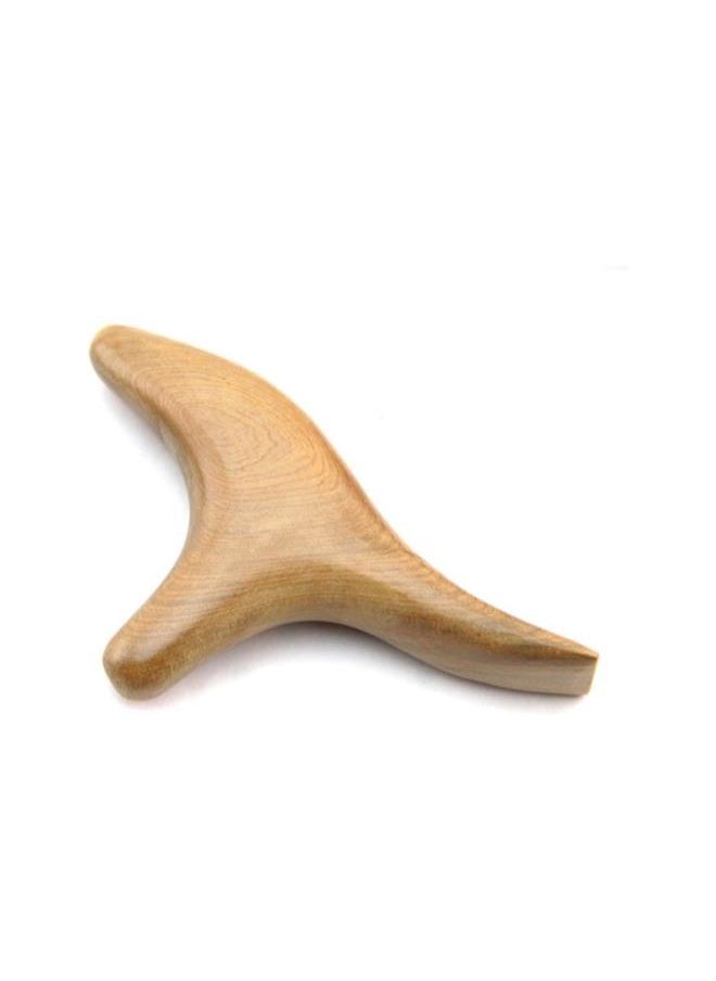 WYBOT - Thai Traditional Reflexology Hand Foot Massage Tool Wing Shape Massager Wooden SPA Therapy Tool (Random Color) - Image 1
