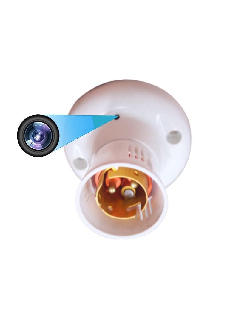 KZLYNN KZLYNN New WiFi 1080P Bulb Holder Camera Security Camera Audio Video Recording Device  - Image 1