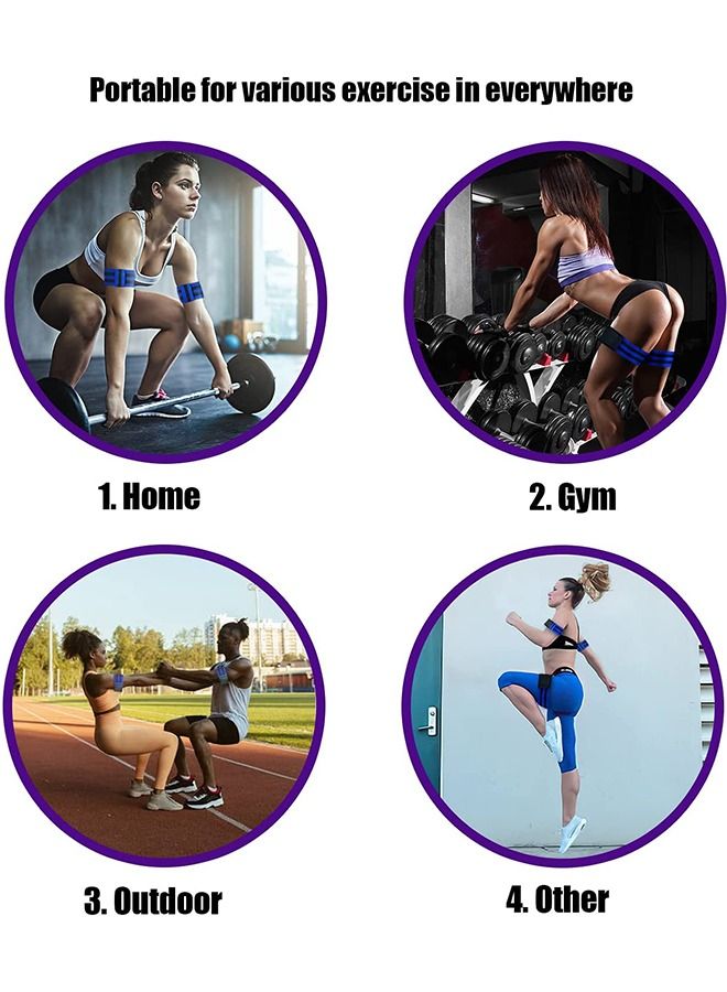 ويست أحزمة تقييد تدفق الدم للنساء والرجال ، حزام تدريب قابل للتعديل ، معدات التمرين ، أحزمة المقاومة للتمرين - Image 4