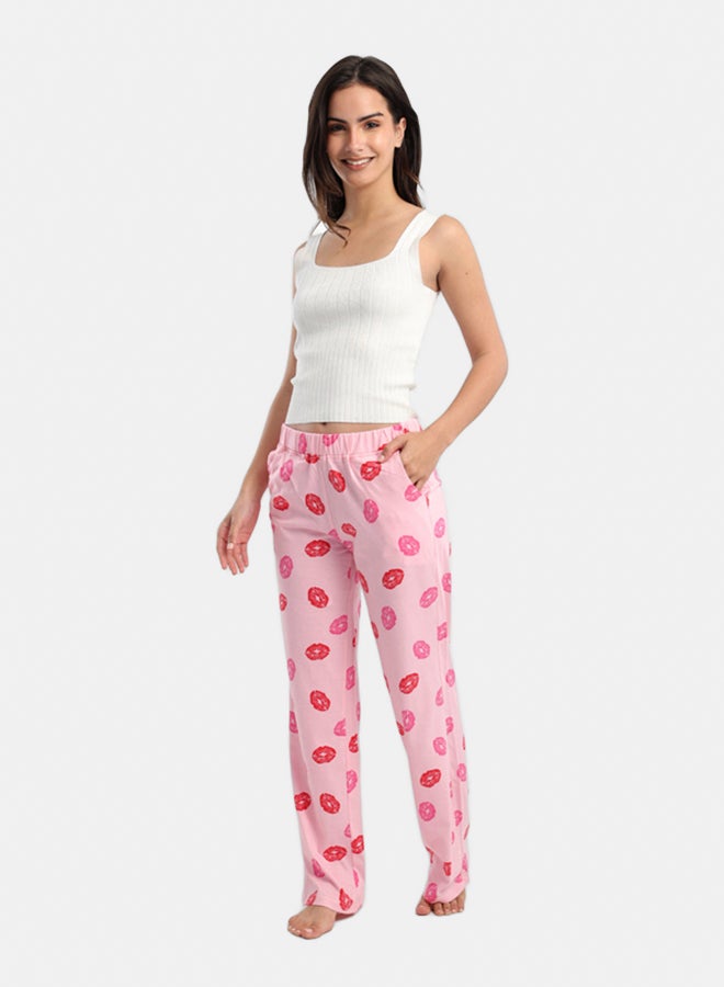 Carina Printed Lips Pyjama Pants - Image 5