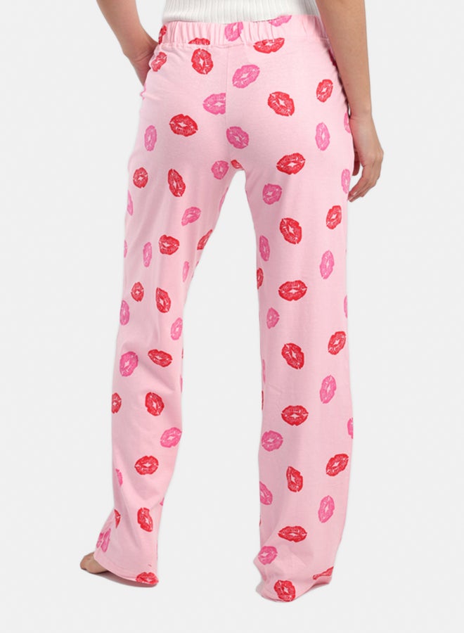 Carina Printed Lips Pyjama Pants - Image 3
