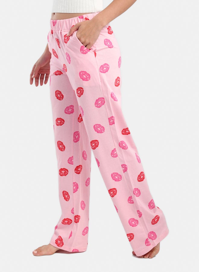 Carina Printed Lips Pyjama Pants - Image 2