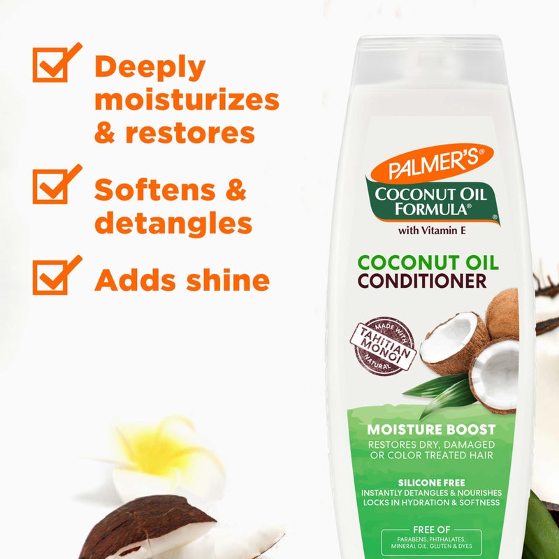 Palmer's Coconut Oil Formula Moisture Boost Shampoo & Conditioner bundle (Pack of 2) - Image 4
