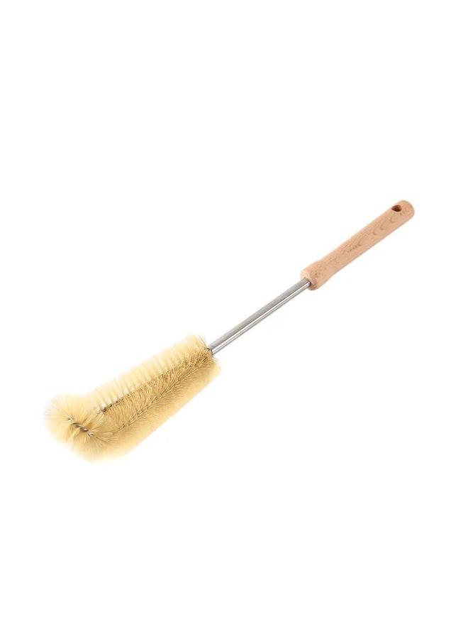 Foojo Long-handled Cup Brush, 39cm Wooden Handle, Thermos Brush, Kitchen Multi-functional Cleaning Brush, Pot Scrubber - Image 1