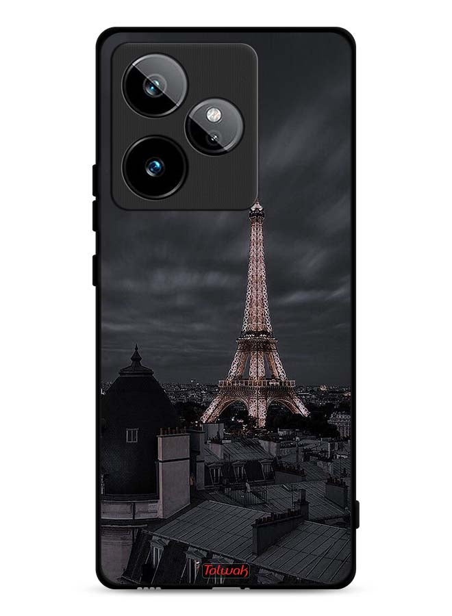 Tolwak Realme GT 7 5G Protective Case Cover Eiffel Tower In Night