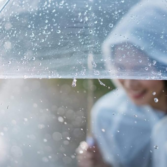 Portible مظلة شفافة بورتبال 16 عظمة، مظلة جولف أوتوماتيكية مقاومة للرياح للزفاف أو الفعاليات الخارجية للرجال والنساء (عبوة من 1) - Image 3