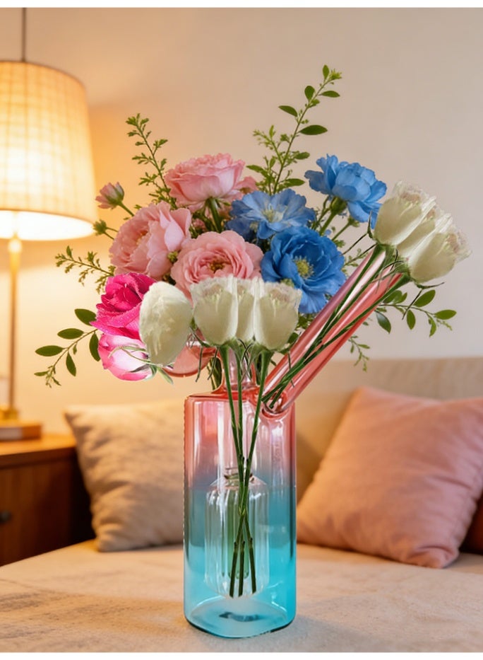 Mini Glass Home Decorative Heat Glass Vase