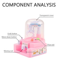 GROIC Mini Catching Balls Toy Manual Mini Doll Machine Kids Mini Candy Machine Claw Grabber Catching Balls Toy Great Gifts for Boys & Girls  - Image 3