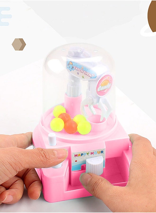 GROIC Mini Catching Balls Toy Manual Mini Doll Machine Kids Mini Candy Machine Claw Grabber Catching Balls Toy Great Gifts for Boys & Girls  - Image 5
