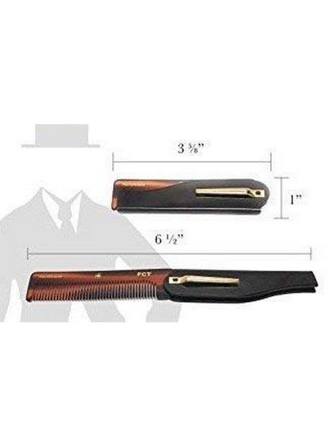 جي.بي.أس مشط قابل للطي مصنوع يدويًا للرجال والنساء، عبوة من 3 قطع - Image 3