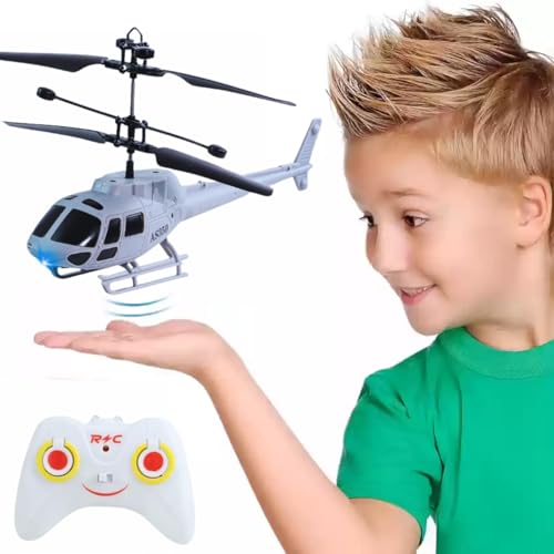 DURAZO® Remote Control Helicopter Toy for Kids | Gravity Sensor Battery Chargable Helicopter, Flight Gravity Helicopter Toy, Safety Sensor and 3D Light - Pack of 1 (Millitary) - Image 5
