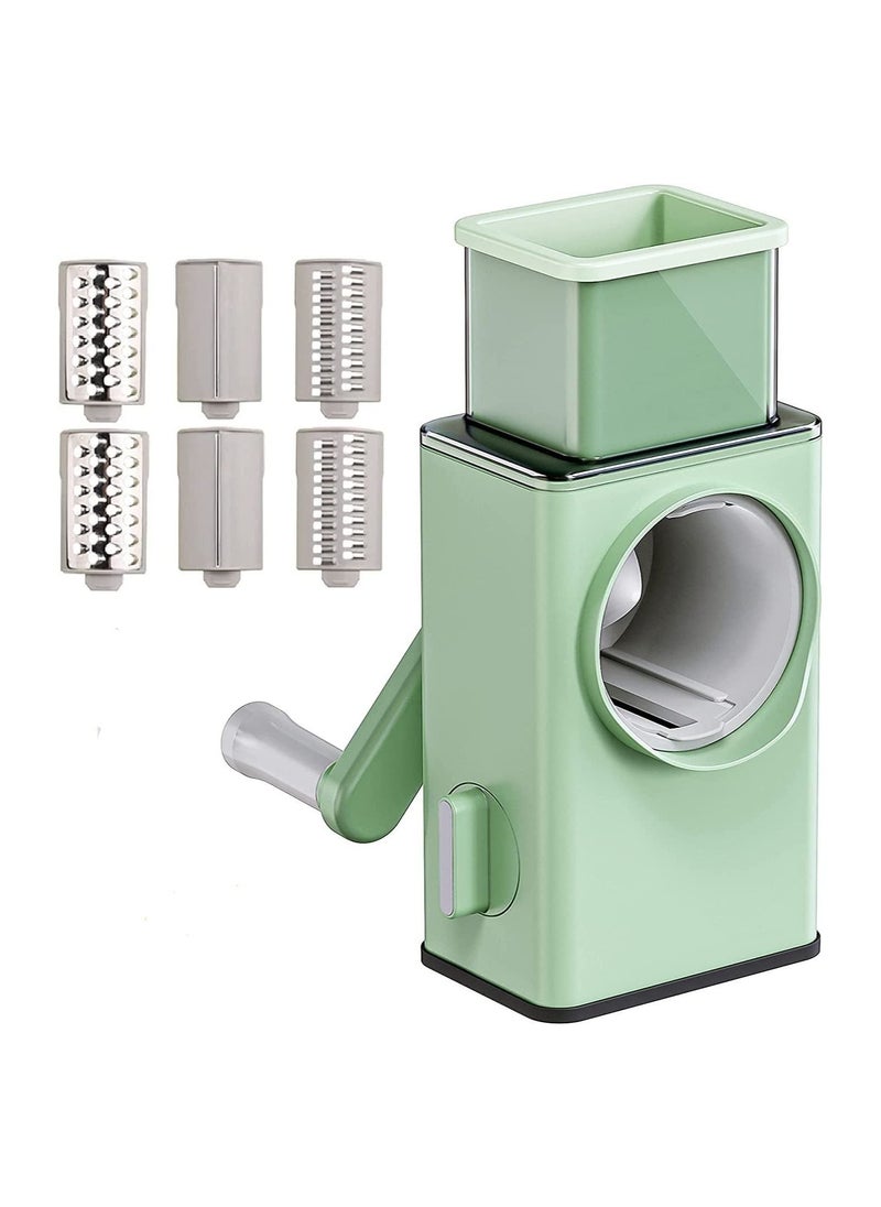 Generic - Multifunctional Vegetable Cutter | Cheese Grater with Handle Durable Mandolin Slicer with Suction Base | 3 in 1 - Image 1