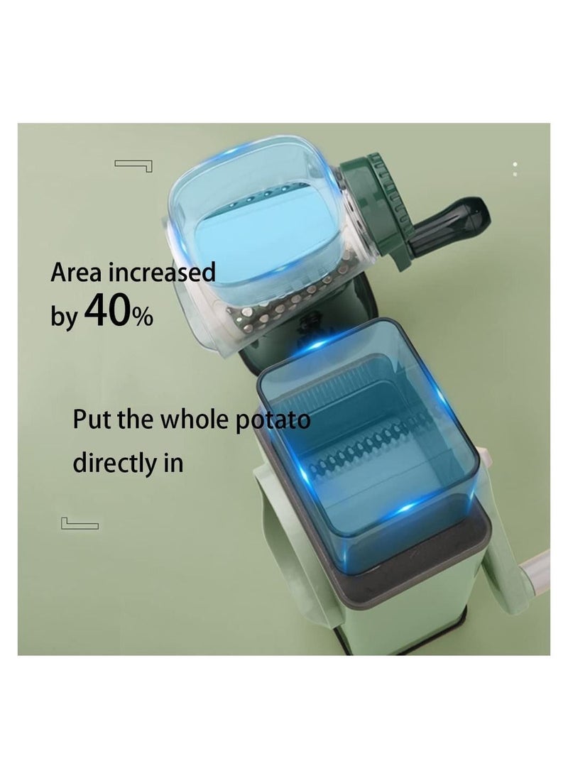 Generic - Multifunctional Vegetable Cutter | Cheese Grater with Handle Durable Mandolin Slicer with Suction Base | 3 in 1 - Image 1