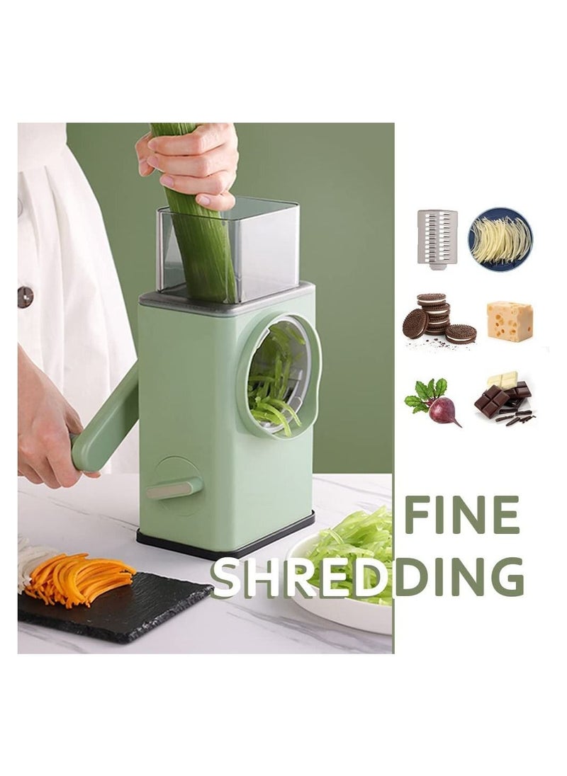 Generic - Multifunctional Vegetable Cutter | Cheese Grater with Handle Durable Mandolin Slicer with Suction Base | 3 in 1 - Image 1