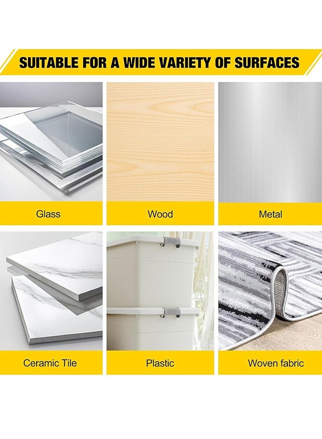 2 Rolls Double Sided Sticky Tape, Heavy Duty Double Sided Tape, Carpet Mounting Tape with Fiberglass Mesh - Image 5