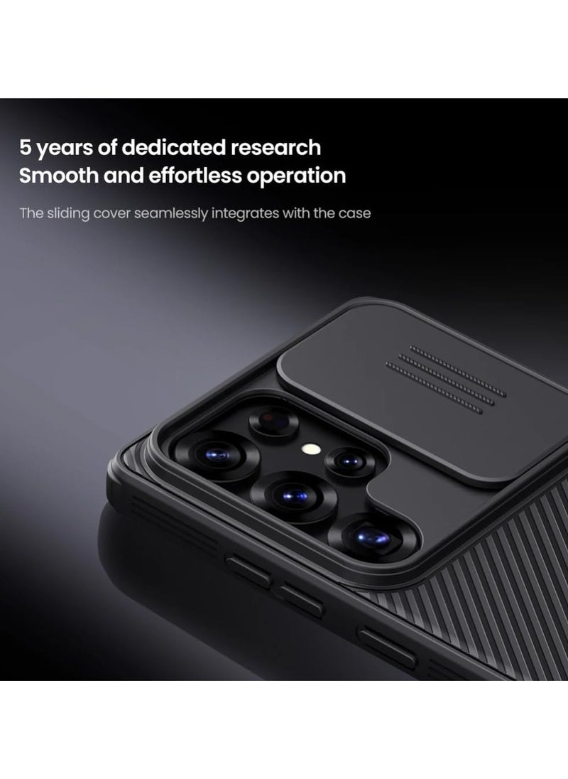 Nillkin Case Compatible with Samsung Galaxy S25 Ultra Case, Camera Slide Cover Lens Privacy Protection Non-slip Shockproof TPU Bumper Hard PC Back Protective Cover (Black)  - Image 3