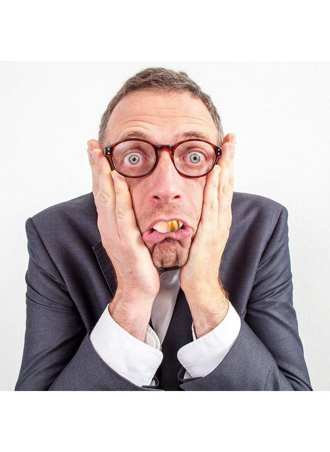 BOAO - Fake Teeth Vampire Teeth Gnarly Teeth Gag Teeth Ugly Teeth Joke Teeth Denture Funny Teeth Costume For April Fool‘S Day Party Favors 24 Pieces (Blood Style Classic Style) - Image 1