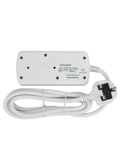 SONASHI 2Way Extension Socket with Individual Switches and Indicator Light  Over Current Protection Feature  Universal Socket for Home Appliances SES-802  - Image 5