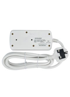 SONASHI 2Way Extension Socket with Individual Switches and Indicator Light  Over Current Protection Feature  Universal Socket for Home Appliances SES-802  - Image 5