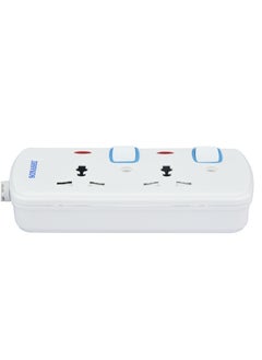 SONASHI 2Way Extension Socket with Individual Switches and Indicator Light  Over Current Protection Feature  Universal Socket for Home Appliances SES-802  - Image 2