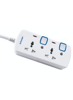SONASHI 2Way Extension Socket with Individual Switches and Indicator Light  Over Current Protection Feature  Universal Socket for Home Appliances SES-802  - Image 3