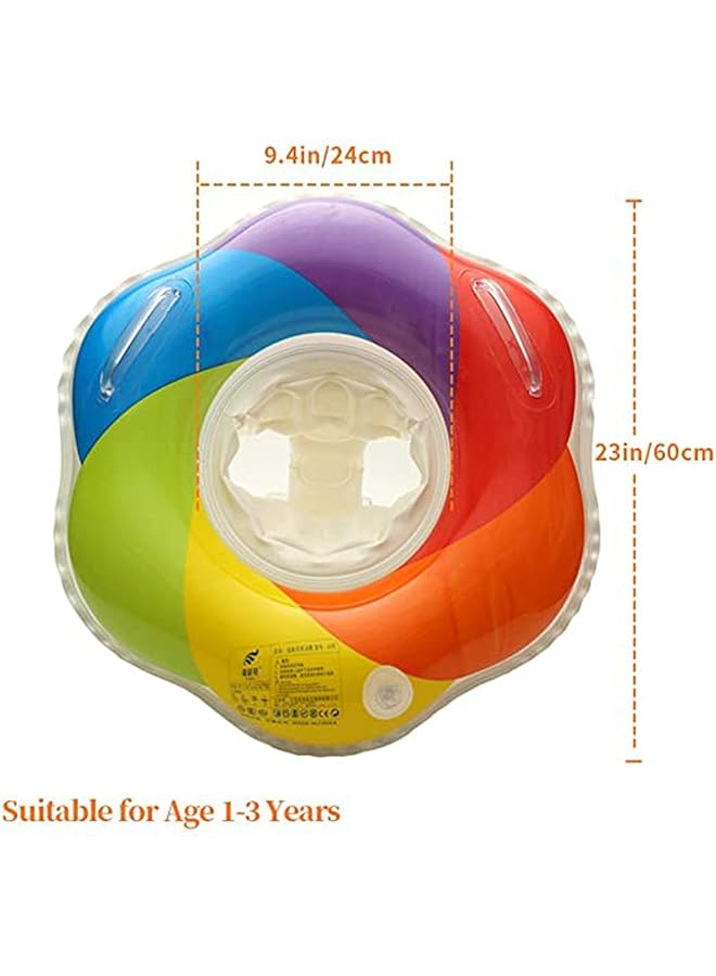 KASTWAVE Swimming Ring Baby Float Seat Inflatable Baby Pool Swim Ring Float Infant Toddler Swimming Ring With Handles - Image 4