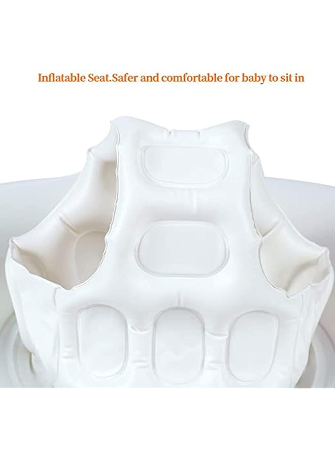 KASTWAVE Swimming Ring Baby Float Seat Inflatable Baby Pool Swim Ring Float Infant Toddler Swimming Ring With Handles - Image 3