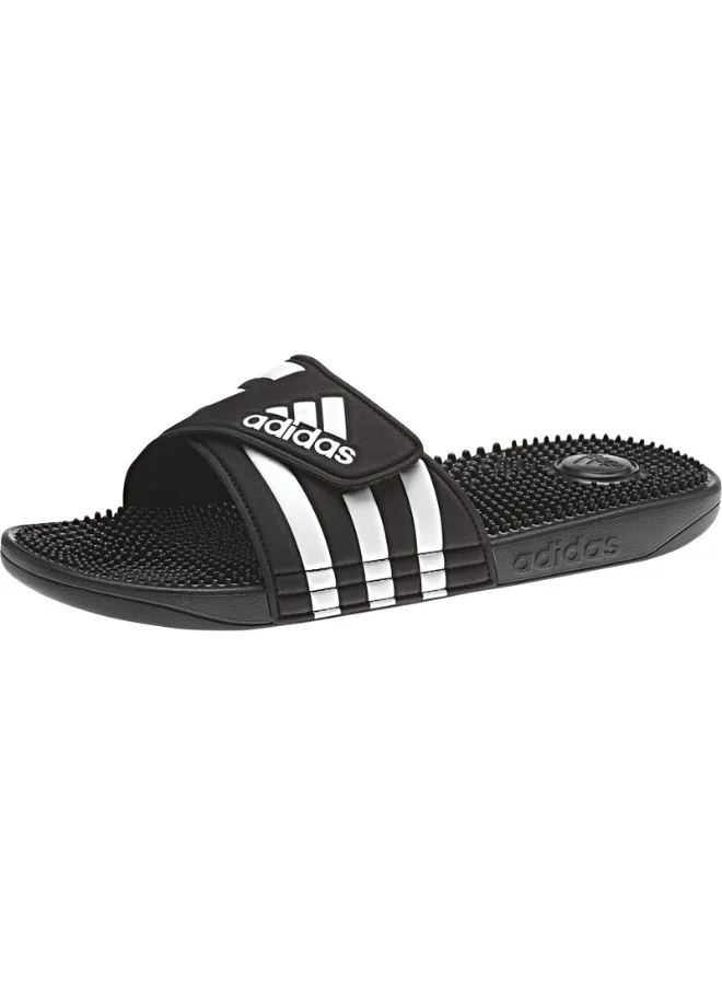 adidas أديداس أديساج يو أسود صنادل رياضية للجنسين