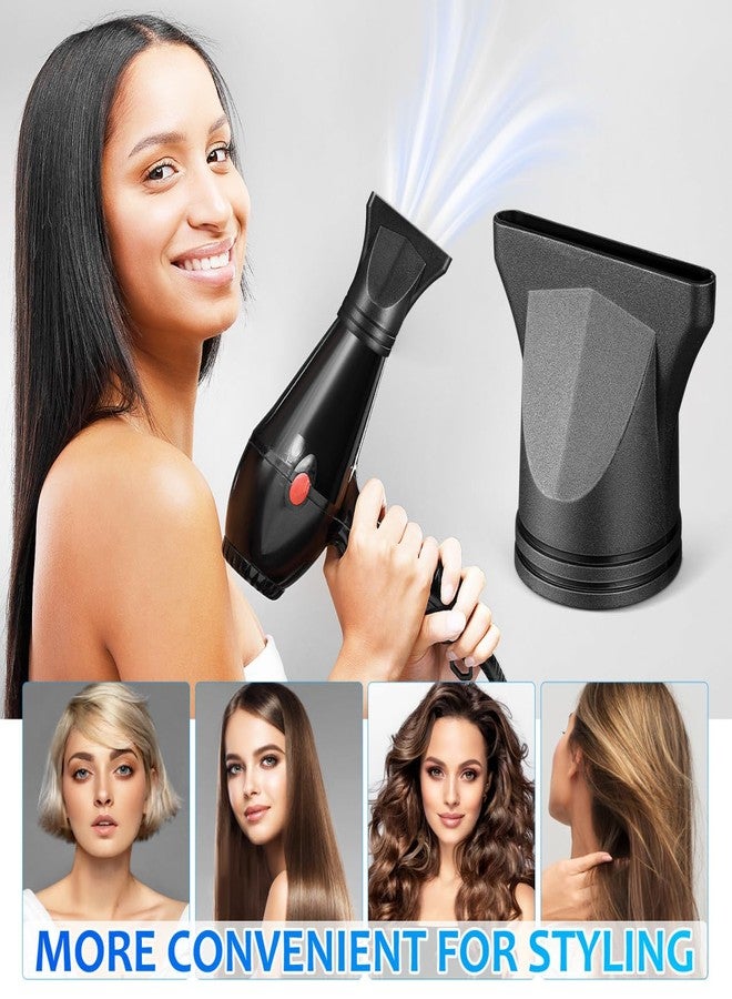 PACKOVE Hair Dryer Nozzle Replacement Universal Attachment Flat Plastic Concentrator Blow Dryer Attachment Hair Dryers Accessories for Outer Diameter 4.5 cm to 4.6 cm - Image 3