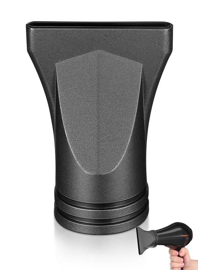PACKOVE Hair Dryer Nozzle Replacement Universal Attachment Flat Plastic Concentrator Blow Dryer Attachment Hair Dryers Accessories for Outer Diameter 4.5 cm to 4.6 cm - Image 1