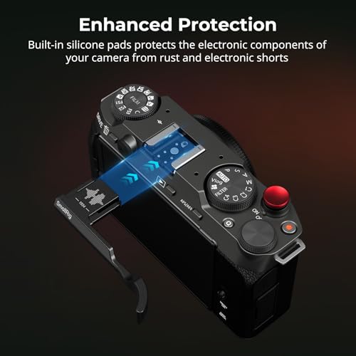 SmallRig Thumb Grip with Hot Shoe Cover for FUJIFILM X-M5 (Black) - 4878 - Image 5