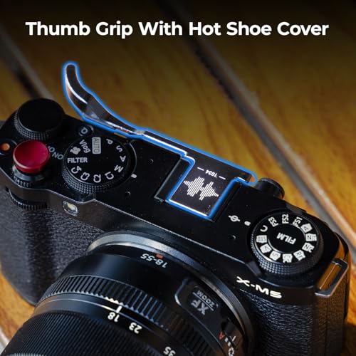 SmallRig Thumb Grip with Hot Shoe Cover for FUJIFILM X-M5 (Black) - 4878 - Image 3