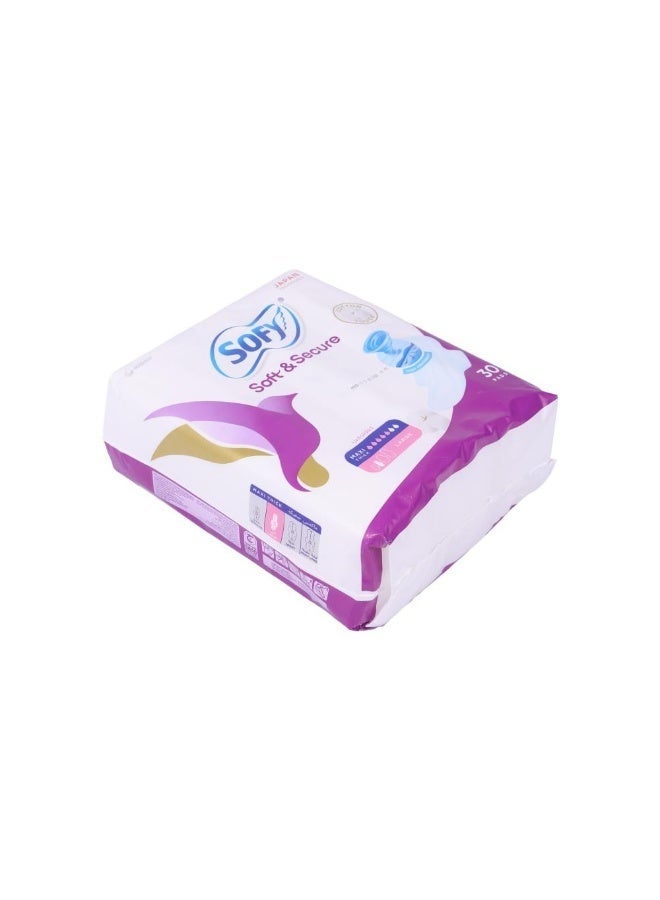 Sofy Maxi Compressed Large Sanitary Pads with Wings, 30 Pads - Image 2