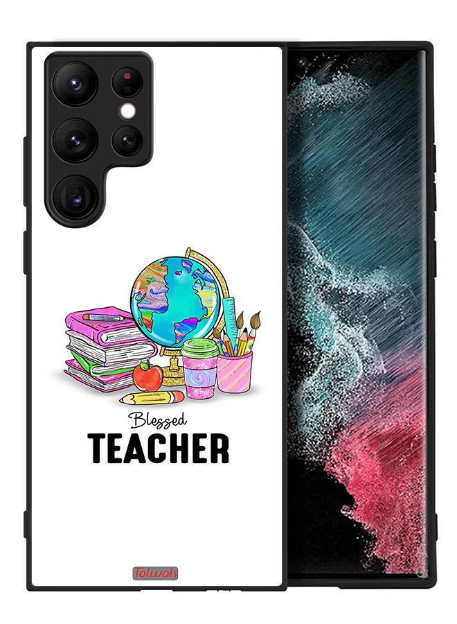 Tolwak Samsung Galaxy S22 Ultra 5G Protective Case Cover Blessed Teacher - Image 2