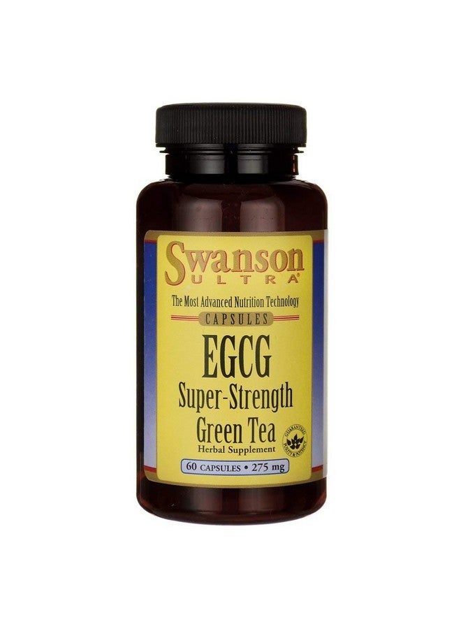 Swanson UL EGCG Green Tea EXT STD 275MG 60C - Image 1