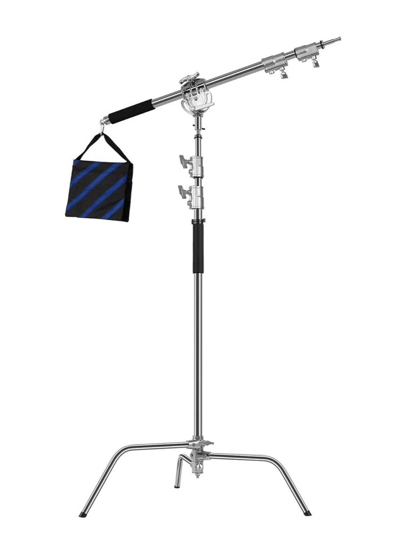 GVM C360 C-Stand with Grip Arm Kit – Heavy-Duty Adjustable Studio Light Stand for Photography, Videography, LED Lights, Softboxes, and Studio Accessories - Image 5
