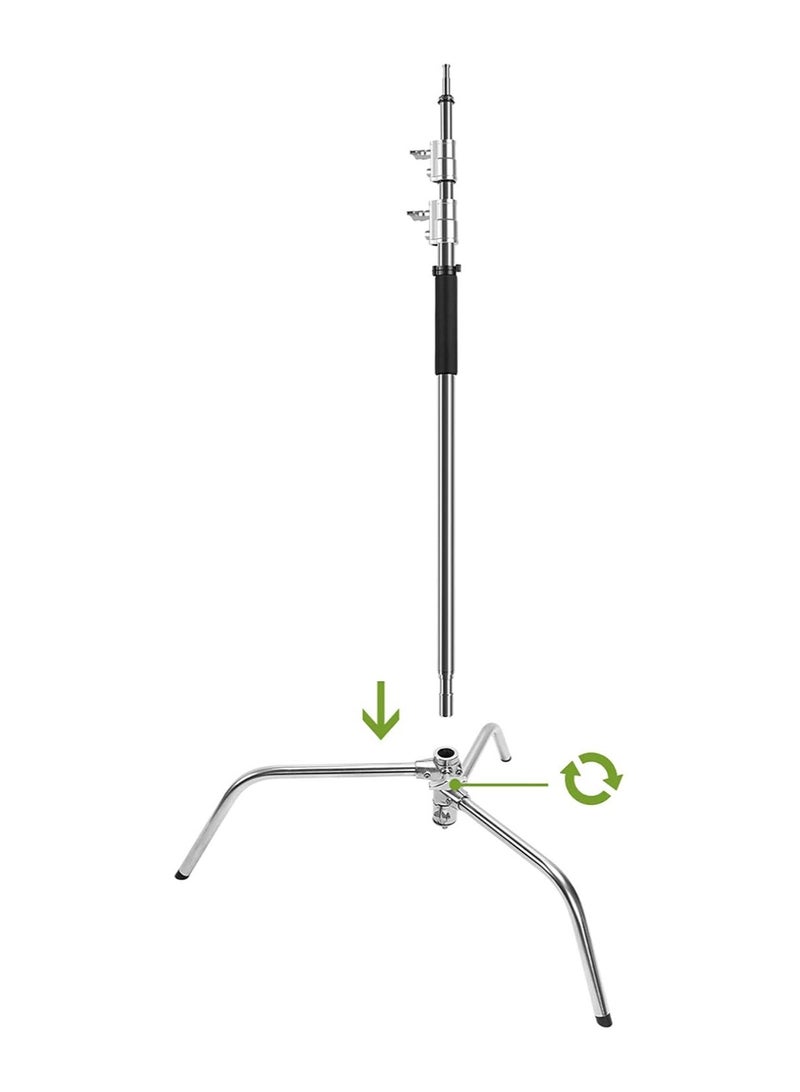 GVM C360 C-Stand with Grip Arm Kit – Heavy-Duty Adjustable Studio Light Stand for Photography, Videography, LED Lights, Softboxes, and Studio Accessories - Image 2