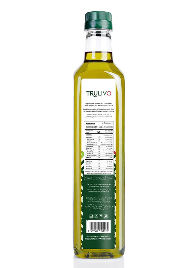 Trulivo Spanish Olive Oil Blend 500ml PET | Premium Cooking & Frying Oil | Smooth Taste & Light Aroma - Image 2