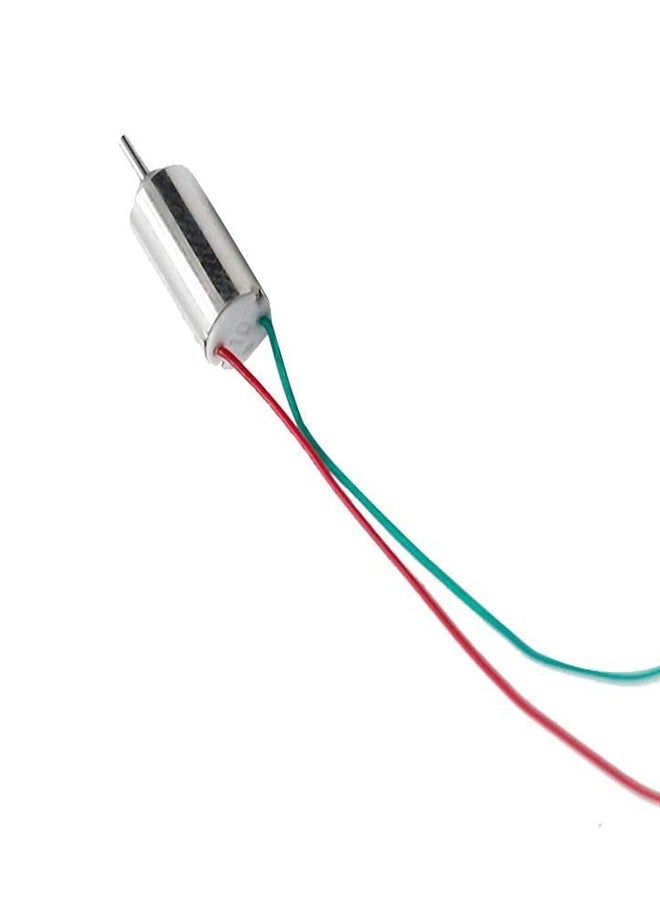 JING DC 1.5-3.7V 66000RPM Coreless Micro DC Motor 4mmx12mm for Airplane Model RC Toys - (10 Pcs) - Image 2