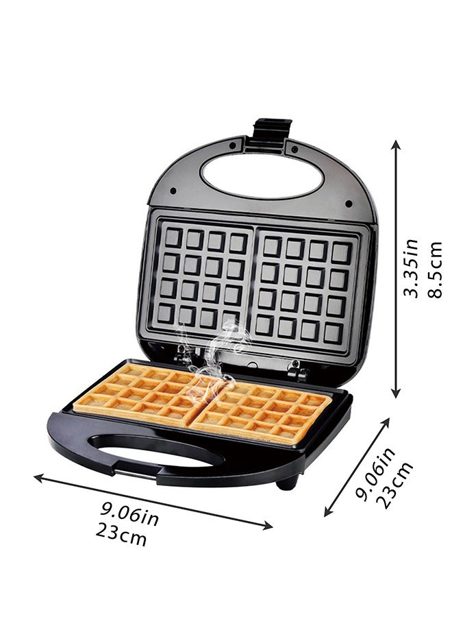TELANPU Sandwich Toaster Grill Waffle Maker with Non-Stick Plates, Cool-Touch Handle, Compact Design for Quick Breakfasts & Snacks  - Image 5